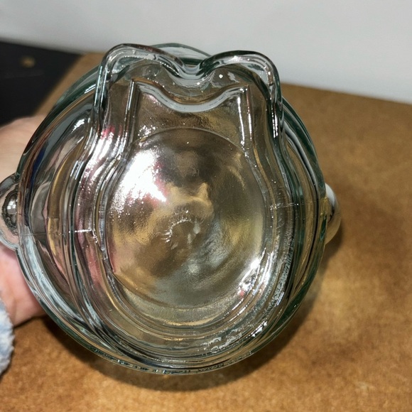 Santa Drinking Glasses Set Of 3 Clear Eggnog 5x3" - Picture 6 of 6